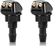 Pexorin 2X Car Front Windshield Washer Wiper Nozzle Sprayer, for Jeep, for Dodge, for Challenger Ram 1500 2500 3500 Caliber Dart Nitro Accessories windscreen Washer Jet Washer Jet for Windshield