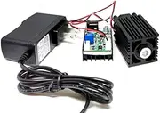 80mw 532nm Green Laser Diode Module Dot/Line/Cross 12V Driver TTL w Power. (Color : Cross, Size : AU Plug)