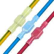 100 Pcs 16-14 AWG Nylon Female Spade Connectors Quick Disconnect Wire Termin...