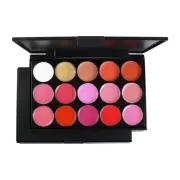 Waterproof 15 Color Lip Gloss Palette Matte Lipstick Palette Women