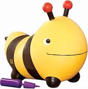 B. toys – Ride-On Bee Bouncer – Bouncy Animal Toy – Inflatable Hopper for Toddlers – Hopping & Bouncing – Air Pump Included – Bouncy Boing! - Bizzi