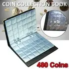 Collector Coin Album 480 Coins Mix Sizes THICK Book Folder Big Capacity Black AU