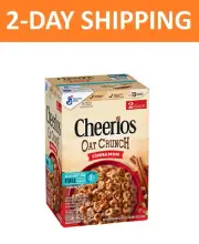 Cheerios Oat Crunch Cereal, Cinnamon, 59.5 oz.