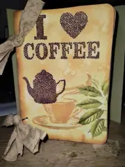Coffee Junk Journal Scrapbook USA