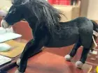 Hansa Black Stallion Horse 2010 Wildfire BIG 17 Plush Stuffed Animal Posable