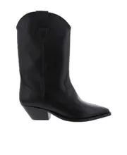 Isabel Marant Pointed Toe Block Heeled Ankle Boots 35,36,37,38,39,40,41,42 Black