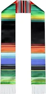 [Generic] Mexico Graduation Stole,Mexico Stole for Graduation - Mexican Graduation Sash 2024, Traditional Stole Graduation Serape Scarf, Mexican Sarape Graduation Sash