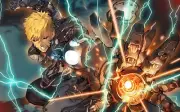Anime onepunch man genos lightning Playmat Gaming Mat Desk