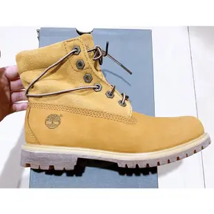 Timberland 女生 休閒鞋 大黃靴子 尺寸5.5