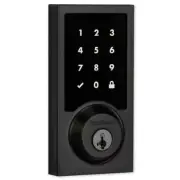 Kwikset 916CNT500-514 SmartCode 916CNT Touchscreen Deadbolt Smartkey Iron Black