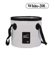 20L Portable Folding Bucket Water Storage Container for Outdoor Camping Fishing