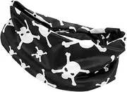 [IWOWHERO] Halloween Headband Skull Elastic Headband for Women Stylish Accessory for Yoga Running and Fitness