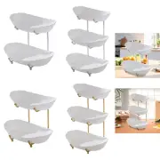 Tiered Fruit Bowl Storage Versatile Dessert Cake Tray for Onion Veg Snacks
