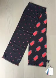 PS PAUL SMITH Men’s Black Tubular Scarf Red “Ice Pop” Print ITALY NWT ($125 USD)