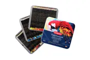 72 Derwent ChromaFlow Coloured Artists Pencils Tin Set Professional