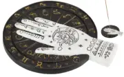Incense Burner Palmistry Hand Resin 15cm