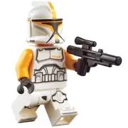 NEW Lego Star Wars Yellow Clone Trooper Commander Phase 1 Minifigure