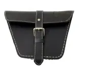 Royal Enfield Interceptor Genuine Leather Black color Tool Box |Fit For