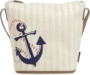 [Vera Bradley] Straw Bucket Crossbody Purse
