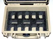 New Desert Tan Pelican ™ 1120 Case includes precut Canon LP-E6 foam+Nameplate