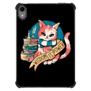 iPad mini (6th gen) iPad Impact Case Wisdom is Power Books and Cat