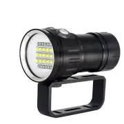 80M Waterproof Sealed Underwater Dive Flashlight Divers Diving Fishing Torch