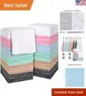 Durable Multi-Purpose Washcloths - 48 Pack of Ultra Absorbent Microfiber Towels
