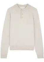 Extreme Cashmere N°223 Be For Cashmere-blend Polo Jumper - White - One Size ONE SIZE