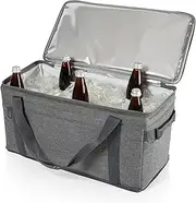 [PICNIC TIME] 64 Can Collapsible Cooler, Large Insulated Soft Cooler Bag, Portable Beach Cooler with Shoulder Strap