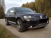 KingKong Front bumper spoiler For VW Touareg MK1 7L 02-06 Splitter Addon Skirt (for: Volkswagen)