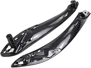 Carbon Fiber Car Interior Door Pull Handle Trim Cover, for BMW, for 3 4 Series F30 F31 F32 F33 F34 F35 F36 F80 F82 F83 2013-2018 Car Door Pull Handle(CarbonF-2Pcs-Front)