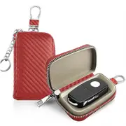 Faraday Bag Key Fob Protector RFID Signal Blocking Anti-Theft Pouch-Red