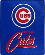 The Northwest Company MLB Cubs Signature Throw Blanket, 50" x 60" , Team Colors