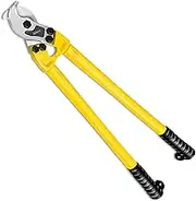 AUPREX 24 Inch Heavy Duty Cable Cutter, Carbon Steel Wire Rope Cutter for Aluminum and Copper Wire Rope, Multi-Functional Labor Saving Long Arm Wire Cutter Pliers with Ergonomic Design