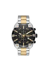 [Diesel] Diesel - Spiked Stainless Steel Watch - Timeframes - Man - Silver UNI Silver