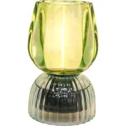 LVD Led Glass Home/Room Bedside Lamp Light Tabletop Decor 13cm Green/Blue