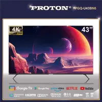 在飛比找Yahoo奇摩購物中心優惠-普騰PROTON 43型 QLED 量子點聯網液晶顯示器 4