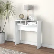 Console Table White 78x30x80 cm Engineered Wood vidaXL