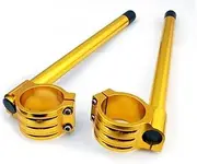 Motorcycle Racing Clip-ons Handle Bars 50mm Fit Compatible with Kawasaki Ninja ZX14 ZX1400 2006-2012 Ninja ZX10R ZX1000 2004-2012 Motorbike
