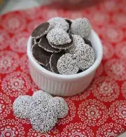 Kauffman Orchards Bulk Dark Chocolate Nonpareils Candy