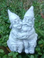 Latex gnomes rock mold plaster cement concrete mould 4"H x 3.25"W