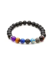 Jean Claude Gemstone Stretch Bracelet NoSize NoColor