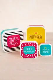 Happy Jackson Healthy Snack Box Set Of 4--WWF-HAP213