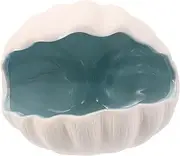 Alipis Ceramic Key Storage Box Decorative Trinket Dish Jewelry Holder Ocean Theme Bowl Tray