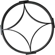 Fenteer DIY Walk Path Maker Pathmate Stone Molding Reusable Paving Pavement Concrete Molding for Yard, Outdoor, Courtyard, Round
