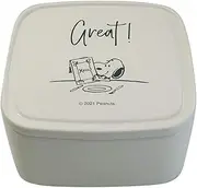 Marimo Craft Snoopy [Bento Box] Pack Lunch Box S/Table Pattern Peanuts W 4.1 x H 4.1 x D 2.0 inches (10.3 x 10.3 x 5.2 cm)