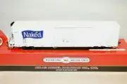 HO scale Atlas Naked Juice 64' Trinity mechanical reefer car train Tropicana