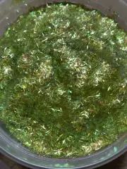 50g Bulk Iridescent Light Green Tinsel Glitter Nail Tumbler Solvent Resistant