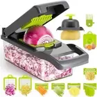 MS. KUKI Vegetable Chopper 12 in 1 Multifunctional Veggie Mandoline Slicer Cu...