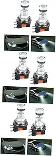 iplusmile Pcs Pair h Led Fog Light Bulbs w Full Coverage Lm Long-life Easy to Install Replacement for Car Lights